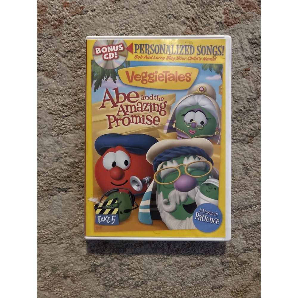 VeggieTales Abe and the Amazing Promise (2009) Fullscreen DVD Patience